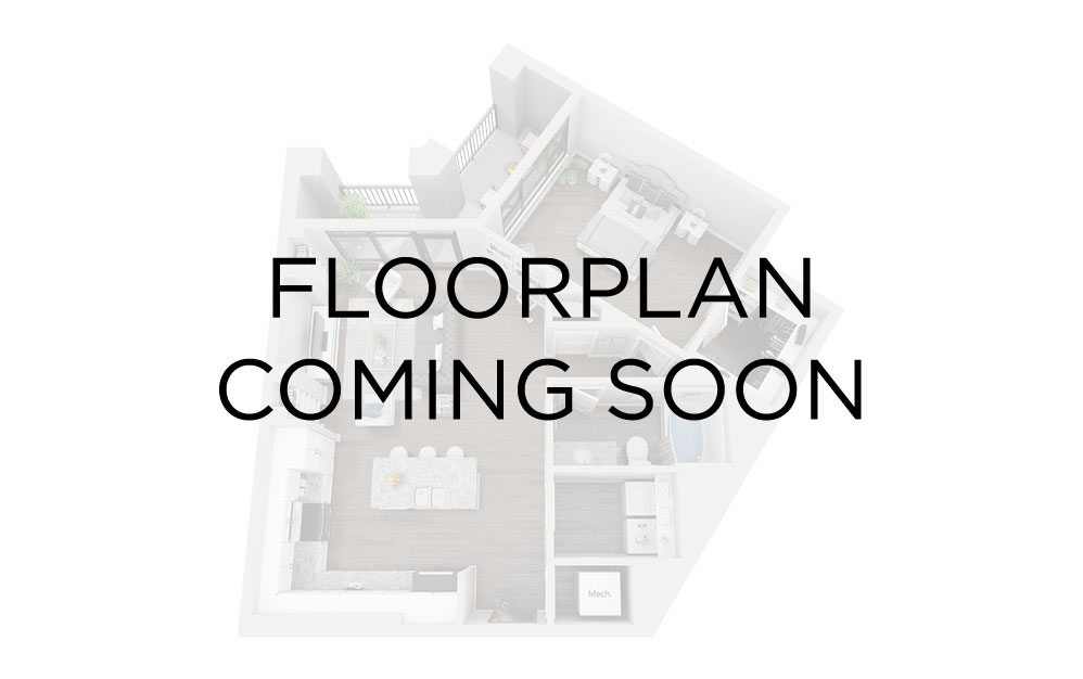 Imperial Studio - Studio floorplan layout with 1 bathroom and 550 square feet